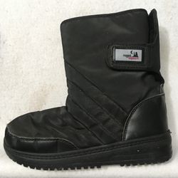 Rugged Exposure Mens Boots Size 7 Black hook-and-loop soft Boots