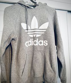 Adidas Originals Trefoil Hoodie Grey - Large