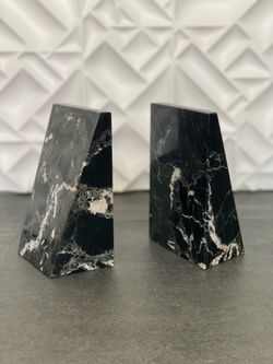 Marble Book Ends