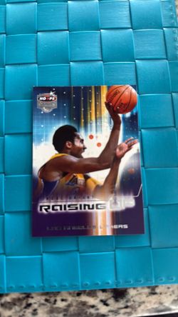 2002 Fleer NBA Hoops Stars Raising Up #14 Kobe Bryant