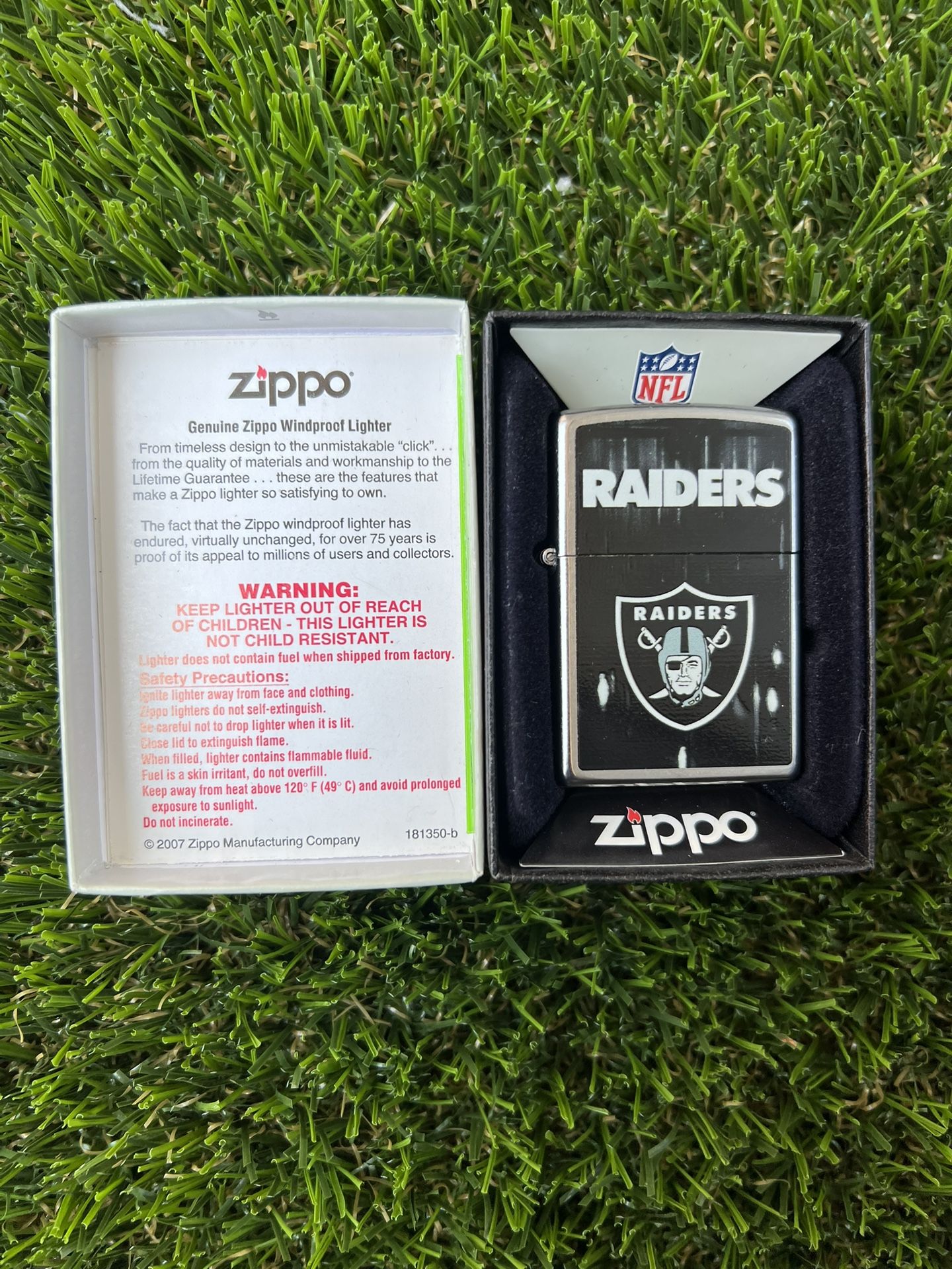 NFL Raiders Zippo Lighter