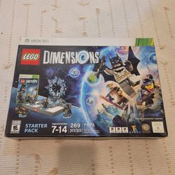 LEGO Dimensions Starter Pack Xbox 360 269pc Batman Wyldstyle Gandalf Set 71173