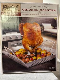 Panini stainless steel chicken roaster