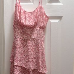 Two pretty floral outfits from Francesca's - one dress and one romper