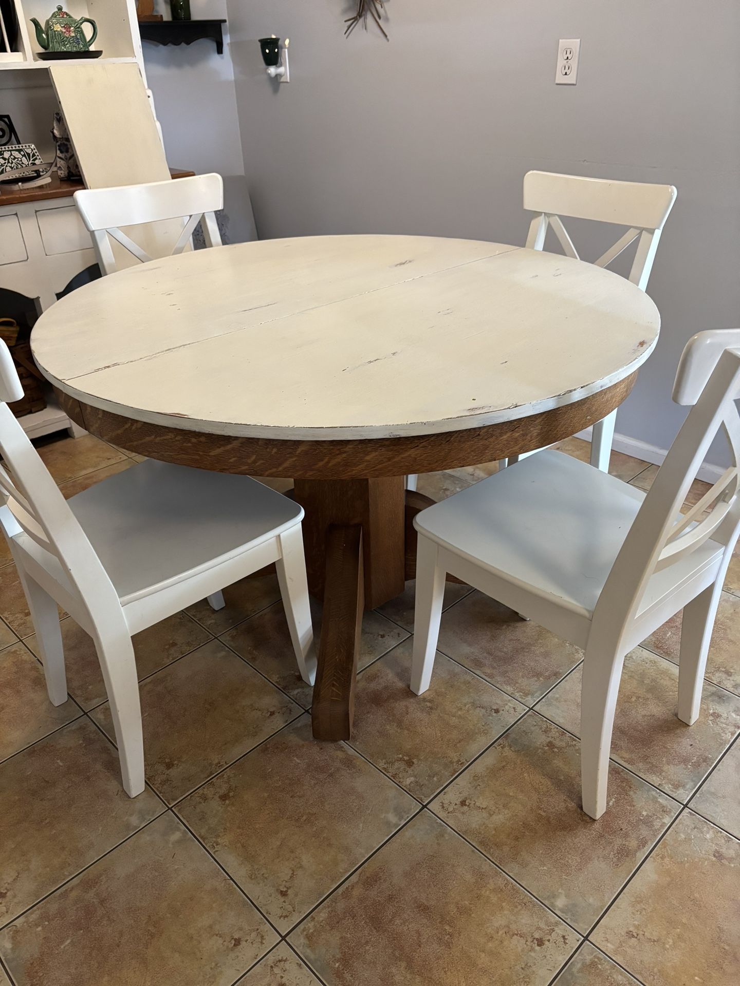 Shabby Chic Solid Oak table