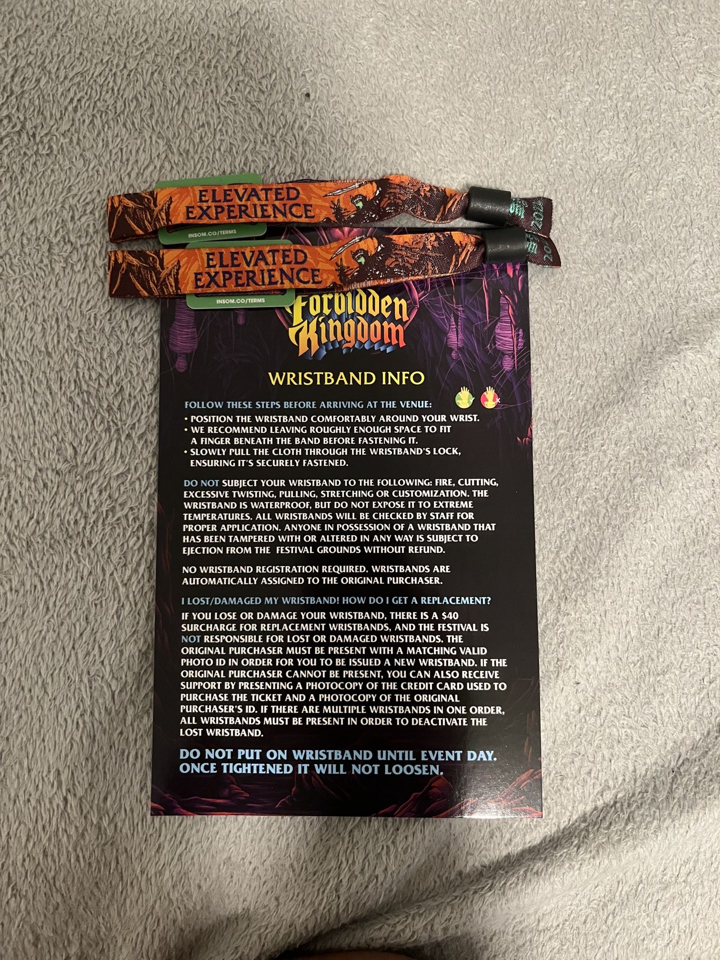 Forbidden kingdom VIP Tickets