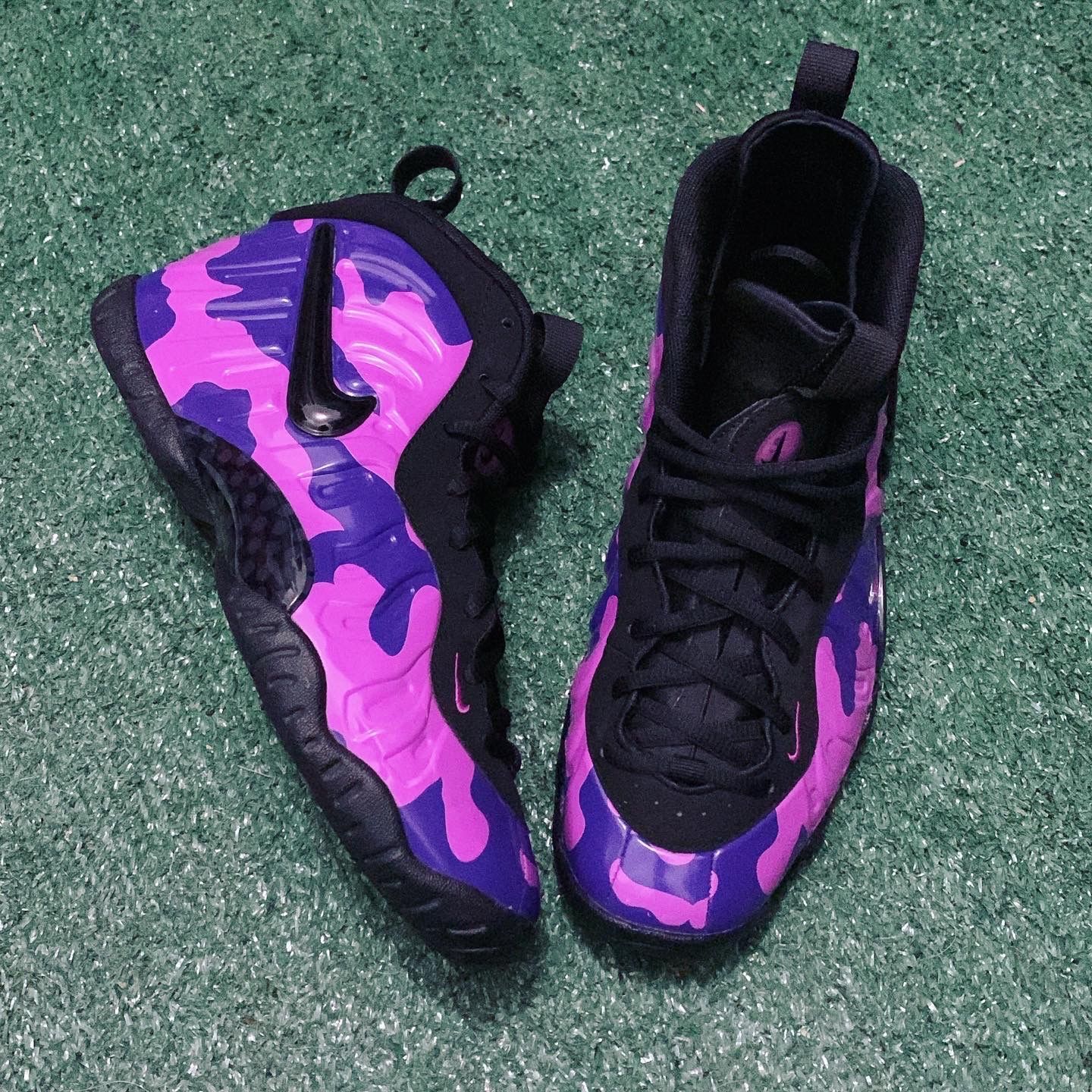 Nike Foamposite “Purple Camo” Size 6Y for Sale in Harker Heights 