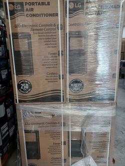 10000btu Portable Ac By LG WiFi Smart.  Complete Set New In Box With Warranty