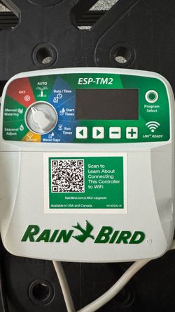 Irrigation Controller ESP-TM2 - 8 Station Indoor/Outdoor 120V(LNK WiFi-compatible)