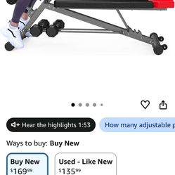 Finer Form Multi Use Bench