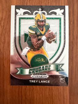 2021 Panini Prizm Draft Picks - Crusade Trey Lance #164 (RC)