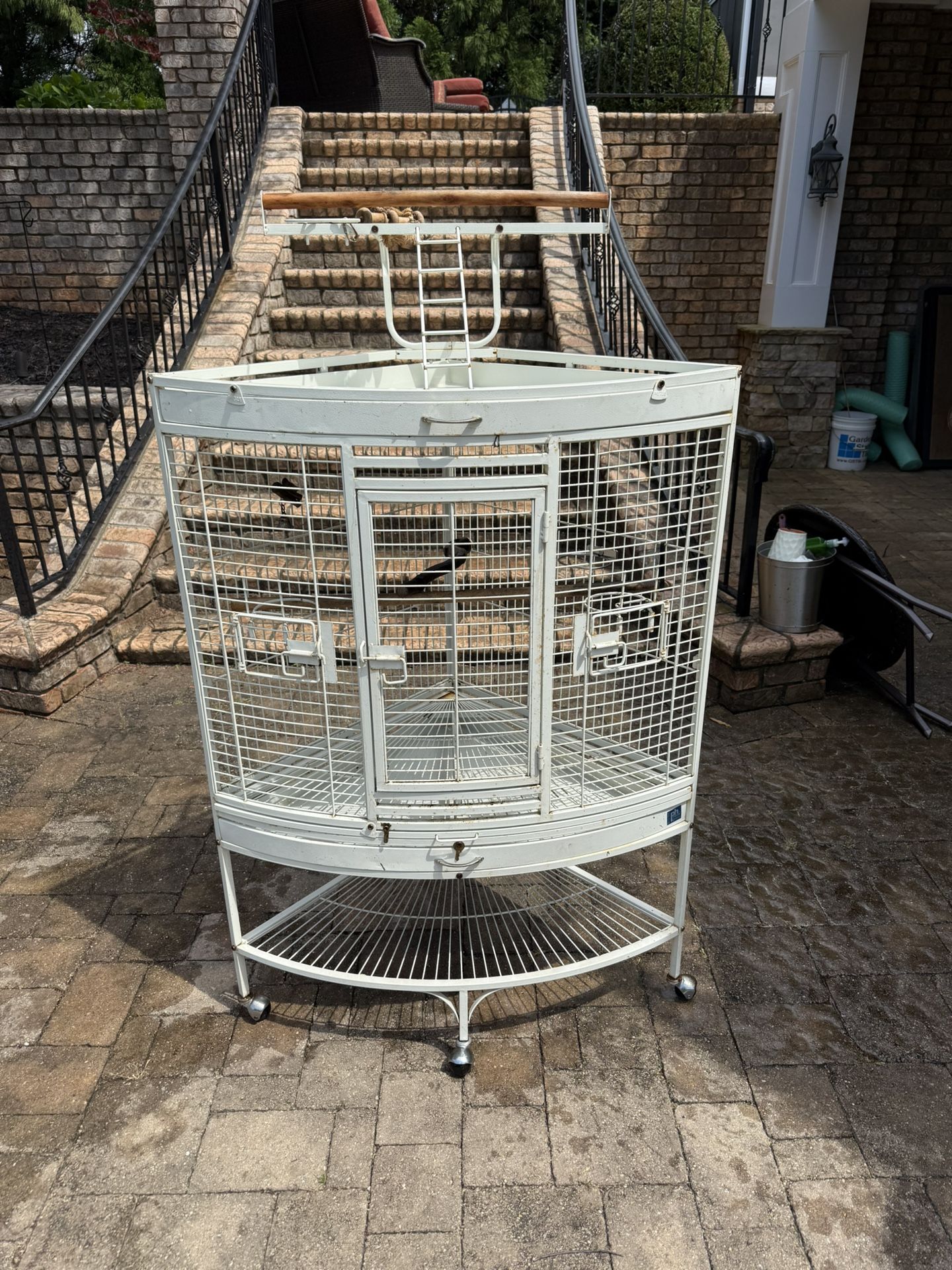 45 Degree Parrott Cage
