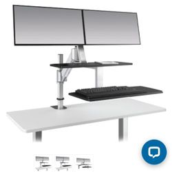 Esi Dual Monitor Desk Mount