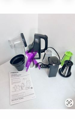 Electric cheese and vegetable chopper used Electric cheese and vegetable chopper used once
