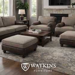 😍BEAUTIFUL (5) PIECE SOFA SET 🤩 FREE DELIVERY 🚚 