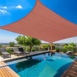 Sun Sail Shade Rust Red 18x18