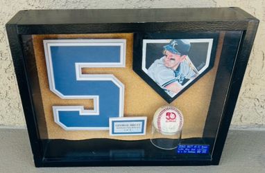 George Brett Signed 1979 All-Star Baseball PSA Authenticated Shadow Box
