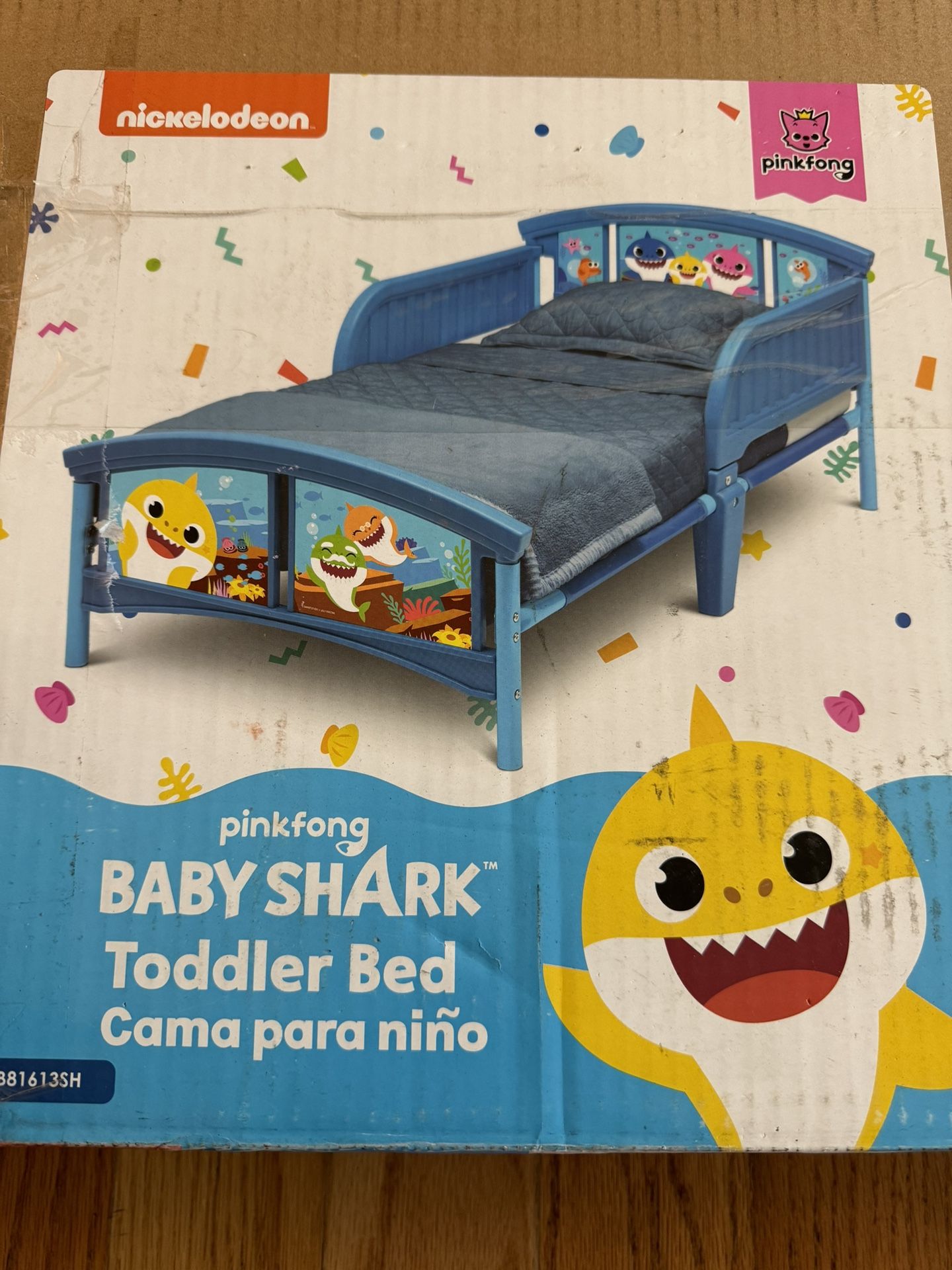 Baby Shark Theme Toddler Bed (ONLY FRAME)