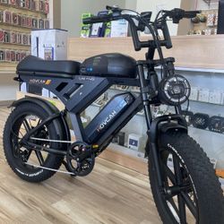 120-Miles Range Dual Battery Super Movcan Ebike Brand New Electric Bike! Finance It Today No Credit Needed! $50 Down To Take It Today! 