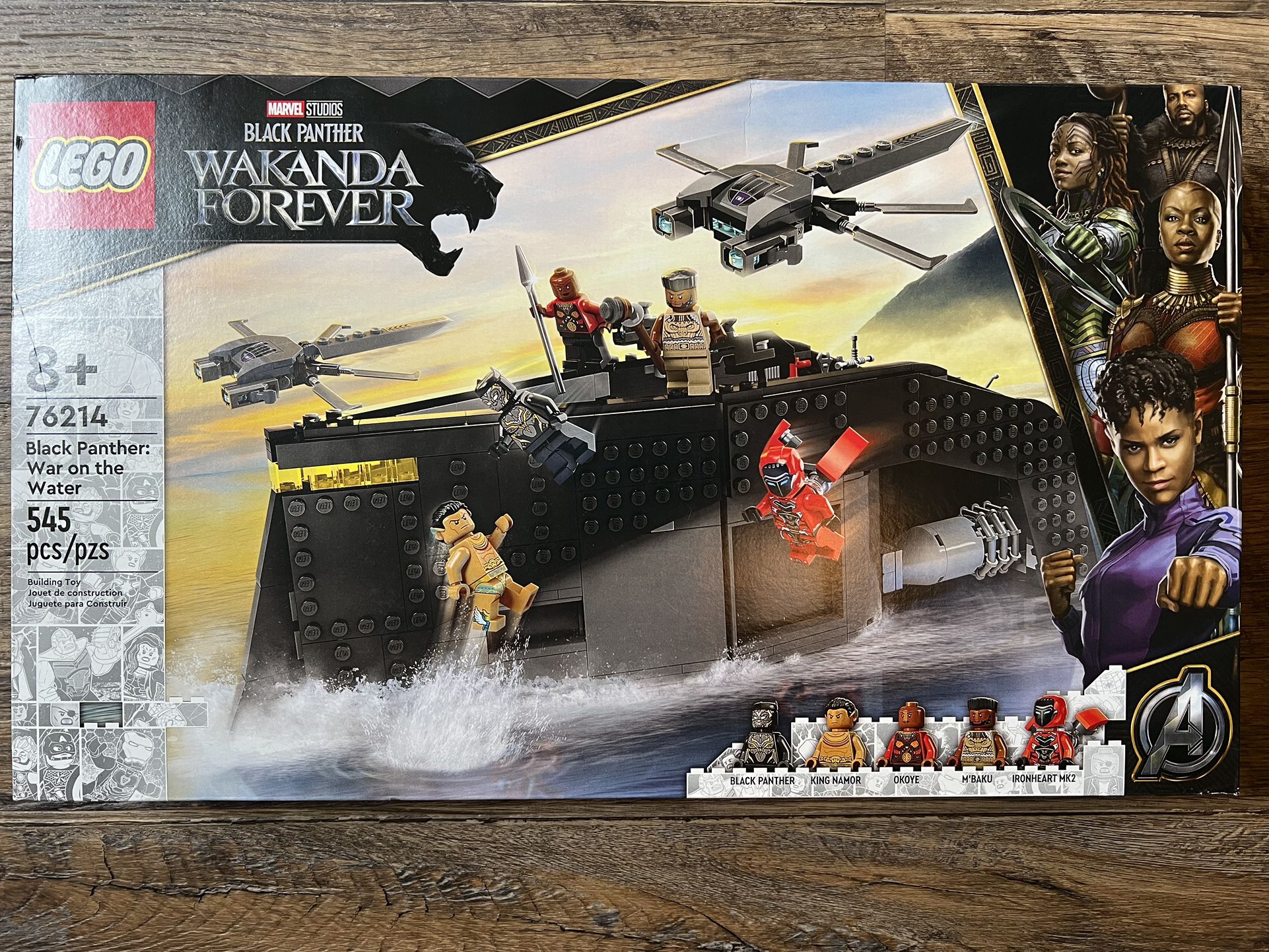 LEGO Marvel Black Panther: Wakanda Forever War on the Water 76214 Building  Toy Set