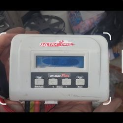 Ultra Power UP100AC Plus multi-chemistry AC/DC charger, commonly used for charging batteries in RC vehicles, drones, and other devices