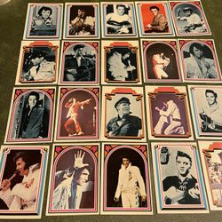 Lot of 20 Elvis Presley boxcar trading cards 1978 #14