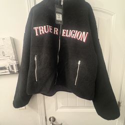 TR LOGO SHERPA JACKET