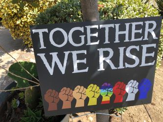 Yard sign- together