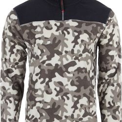 Canada Weather Gear Men's Colorblock 1/4 Zip Jacket Long Sleeves Warm Sz L