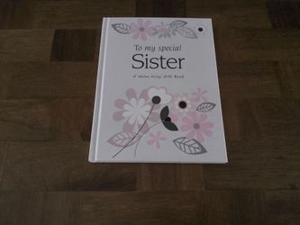 To My Special Sister Hardcover Book