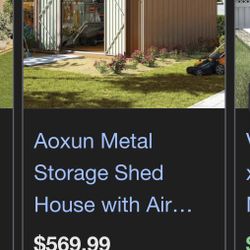 10x12 metal shed