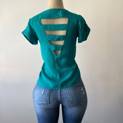 Emerald Green Professional Blouse