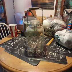 Glass Beverage Container $7