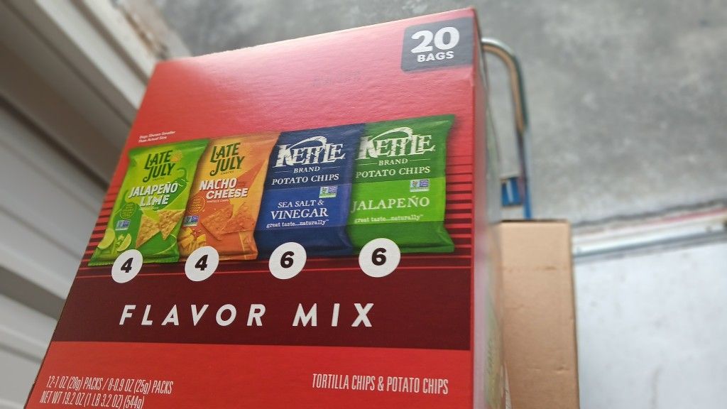20pk Flavor Mix Chips New