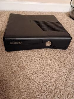 Microsoft Xbox 360 S Slim Black Console Model 1439, NO Power Supply