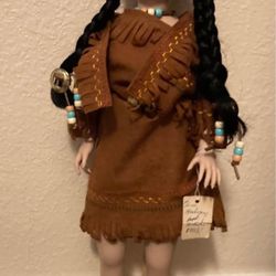 Pocahontas Porcelain Doll