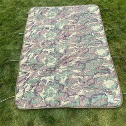 Woodland Camouflage Poncho Liner
