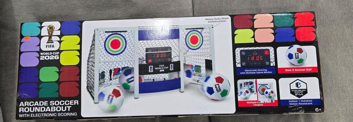 Arcade Soccer Roundabout with Electronic Scoring