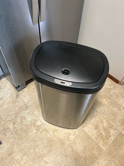 Stainless Steel Motion Sensor Trash Can