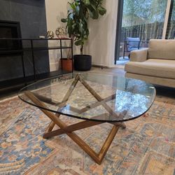 West ELM spindle Coffee Table
