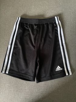 Adidas Athletic Shorts Black with White Stripes