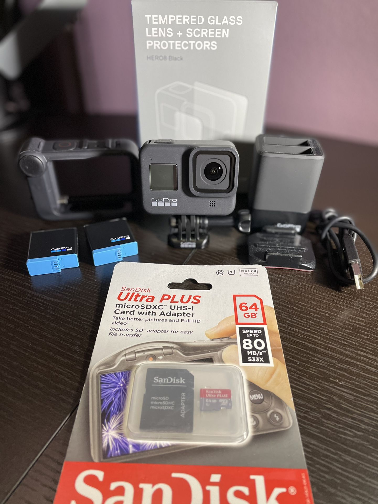 GoPro Hero 8 w/ accessories