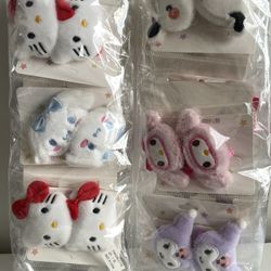 2pc ponytail holders Hello Kitty and friends