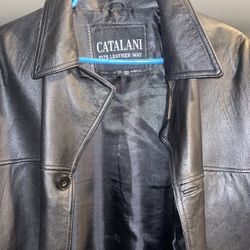 Men’s Leather Jacket $30