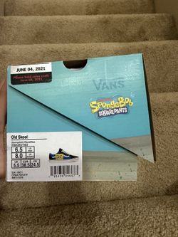 Vans SpongeBob Shoes Size 6.5 Men And 8 Women