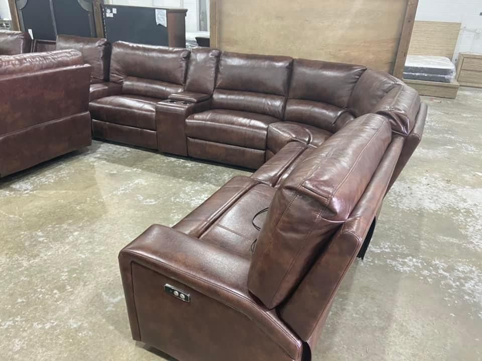 Electronic Sectional Recliner