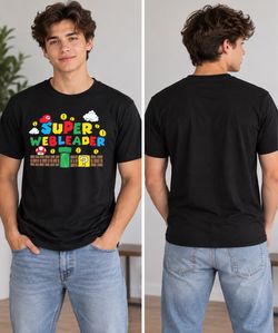 Super Web Leader Mario-Style Graphic T-Shirt