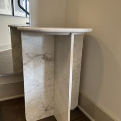 Marble Side Table / Entry Table 
