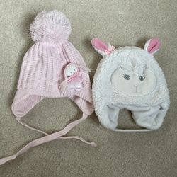 Two Warm Hats 6-18 Months 