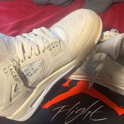 Off white Jordan 4s